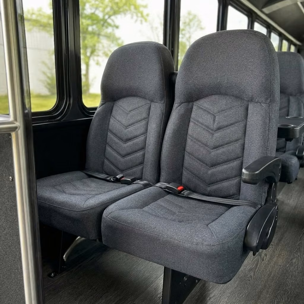 beloit 25 passenger minibus high back seats