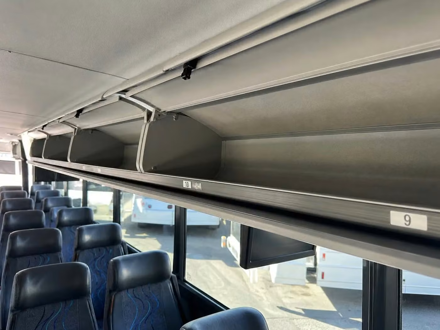 beloit 25 passenger minibus overhead storage