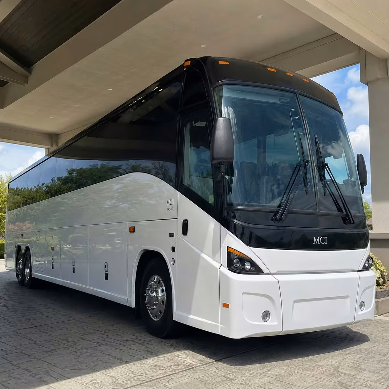 beloit 56 passenger charter bus rental
