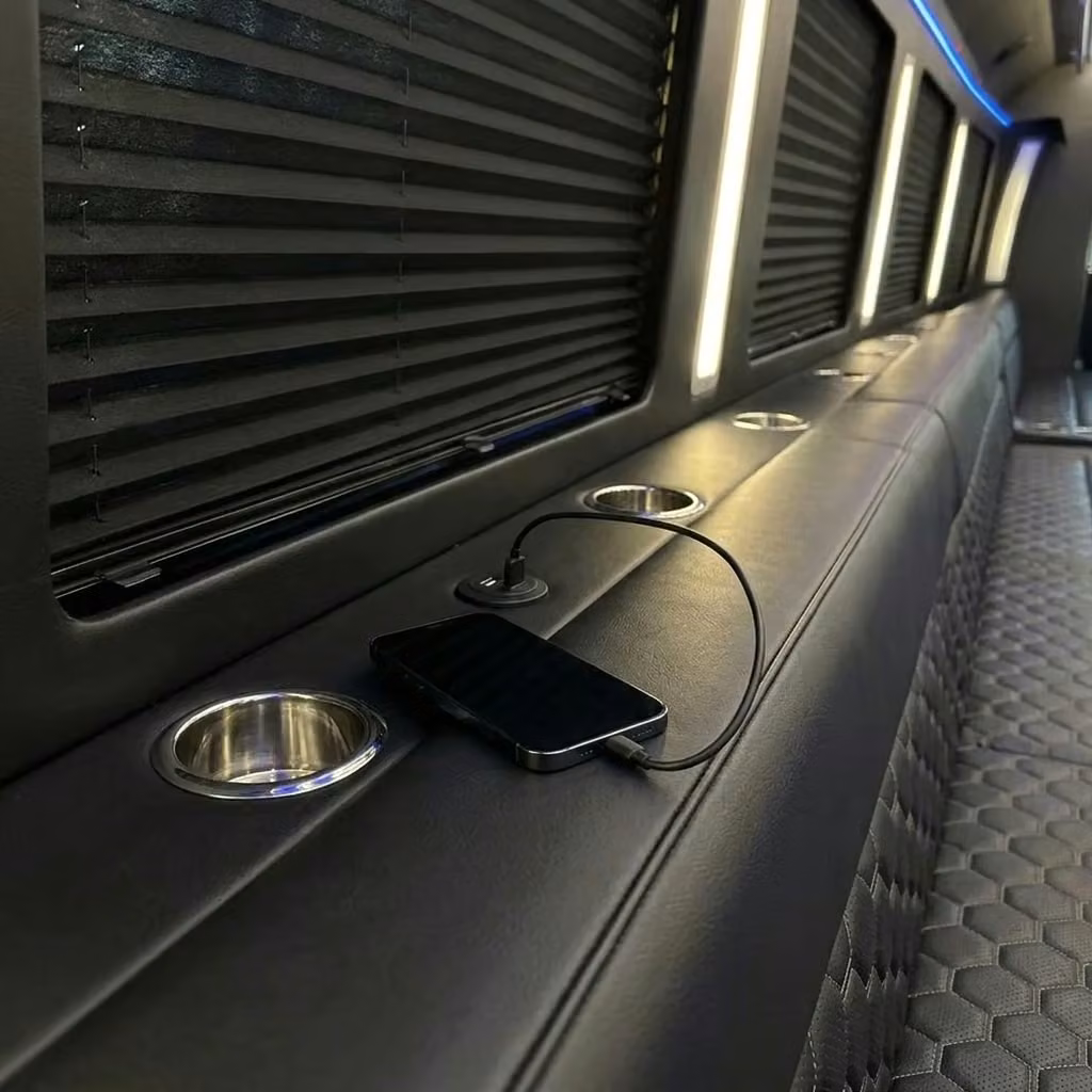beloit party bus usb charging