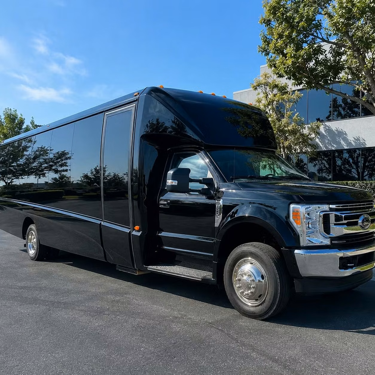 beloit prom party buses with led lighting bluetooth sound and leather seating