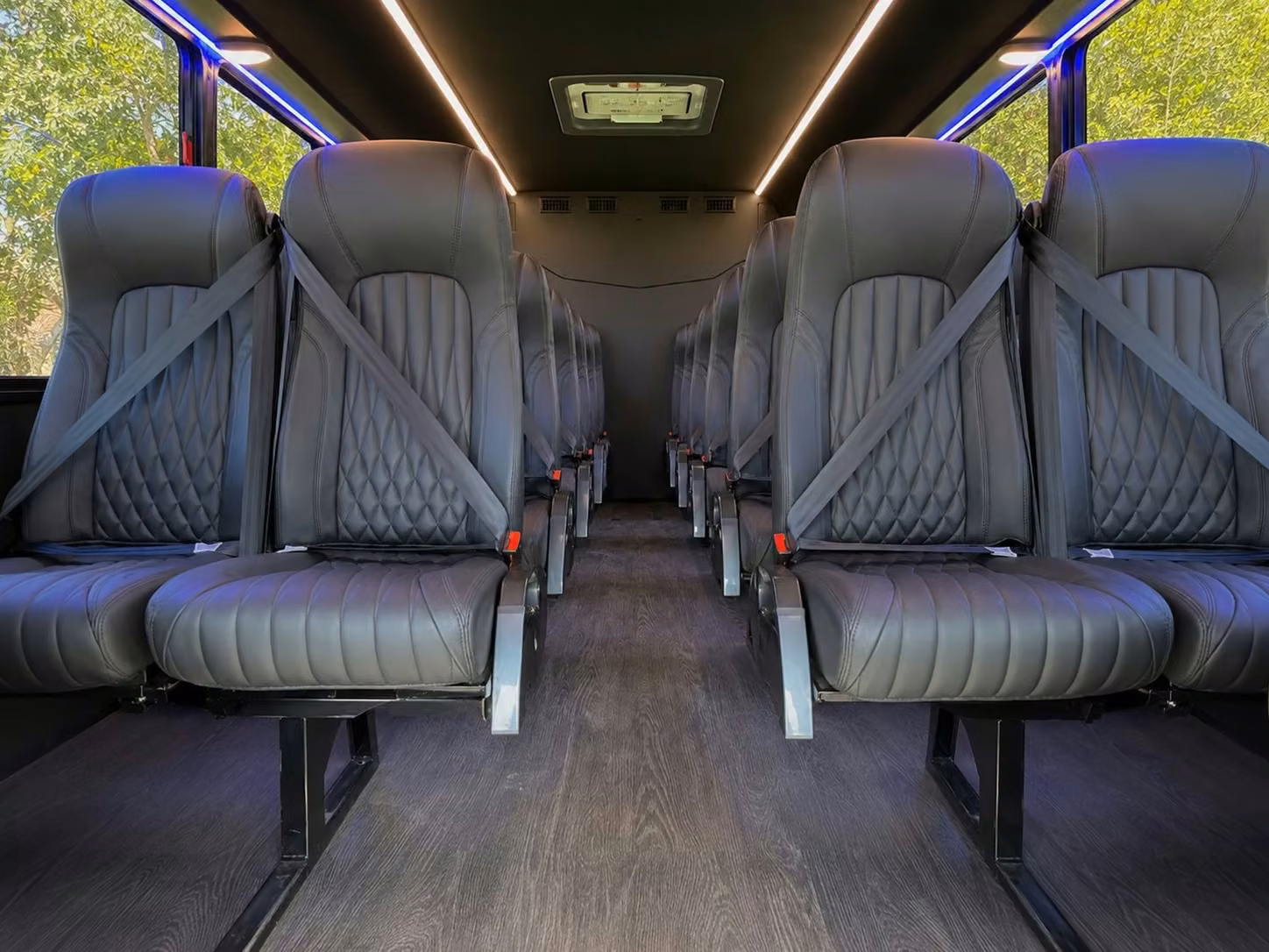 20 passenger minibus interior