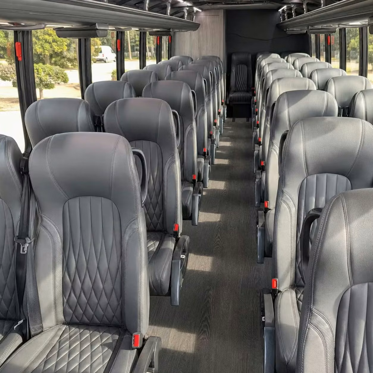 28 passenger minibus interior